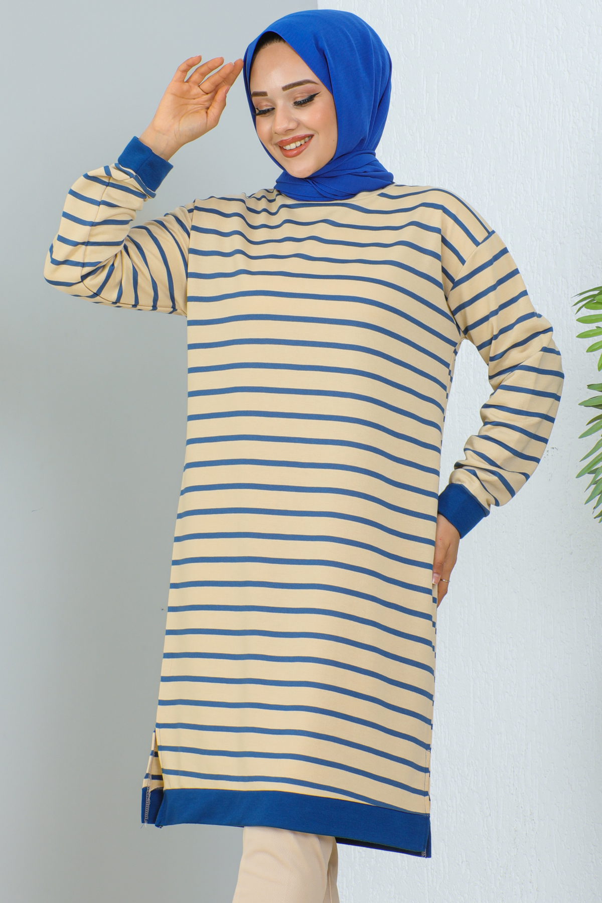 Çizgili Tunik Mavi 1988 Çizgili Tunik Mavi 1988