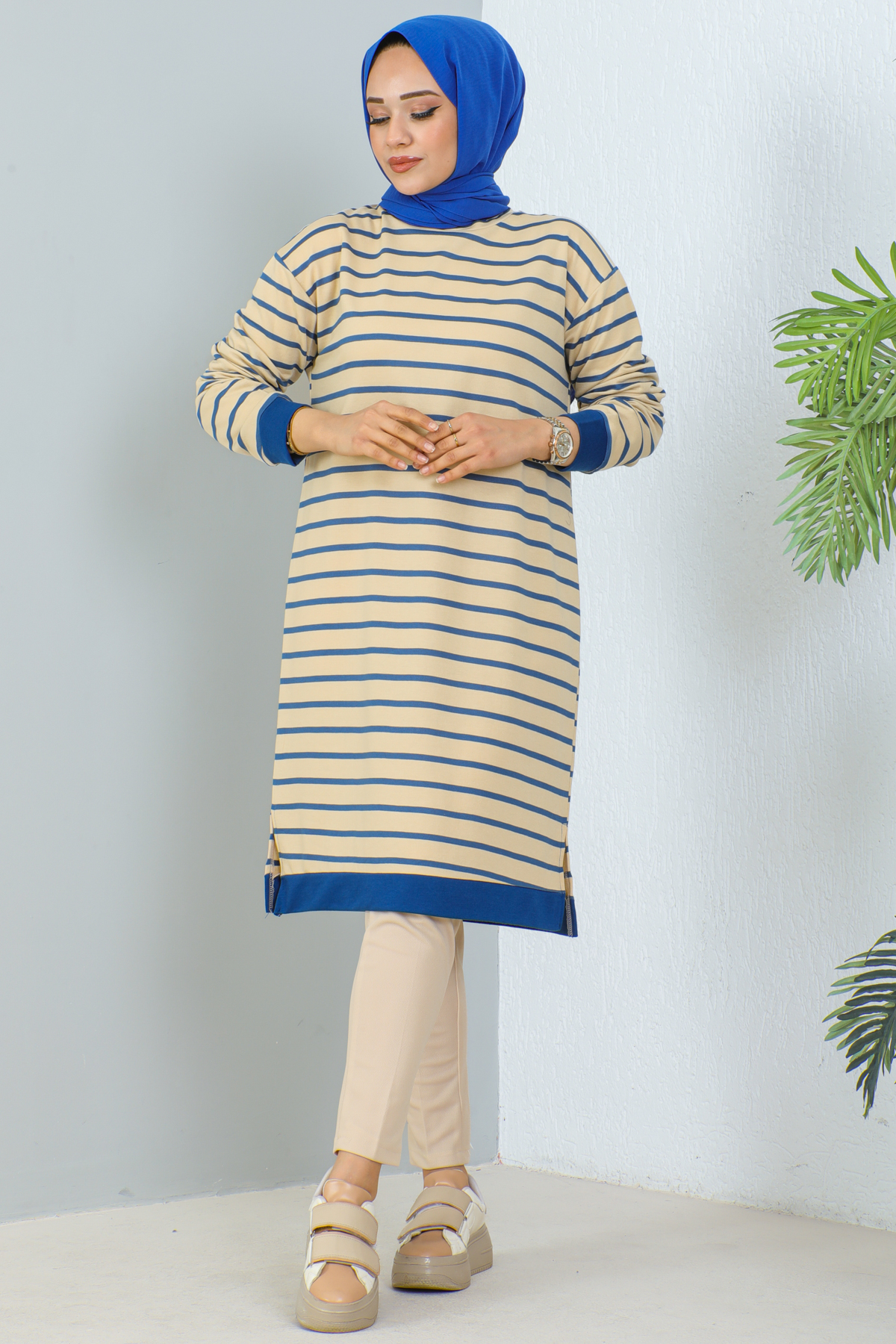 Çizgili Tunik Mavi 1988 Çizgili Tunik Mavi 1988