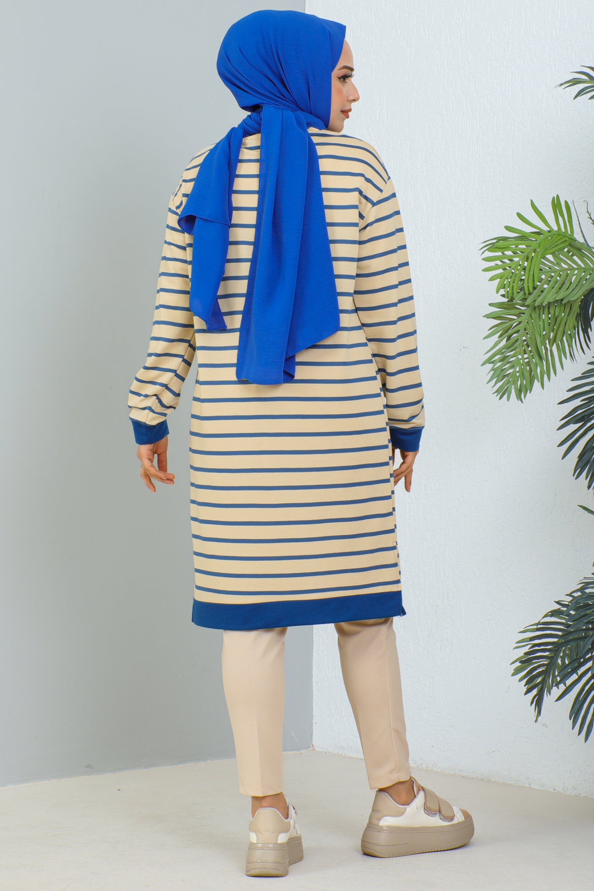 Çizgili Tunik Mavi 1988 Çizgili Tunik Mavi 1988