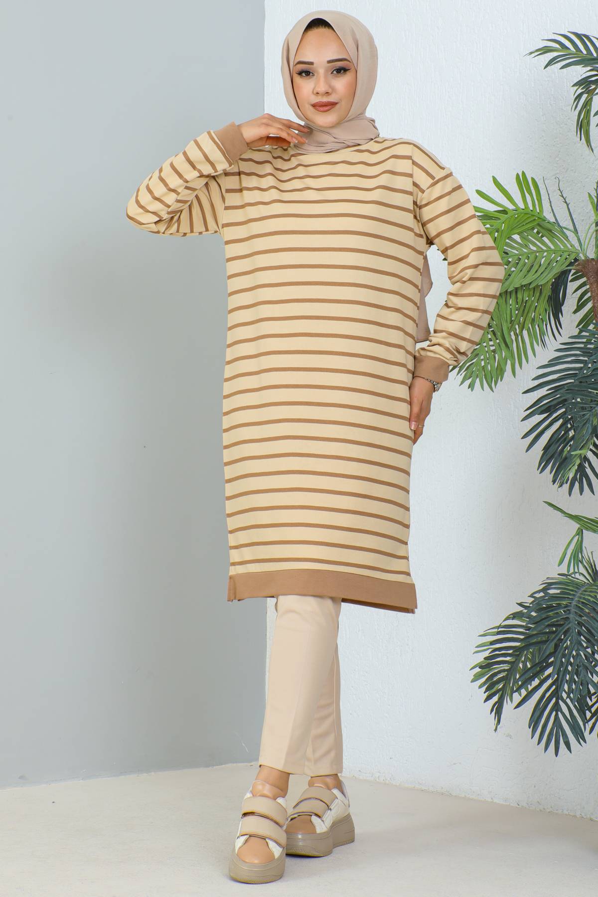 Çizgili Tunik Vizon 1988 Çizgili Tunik Vizon 1988