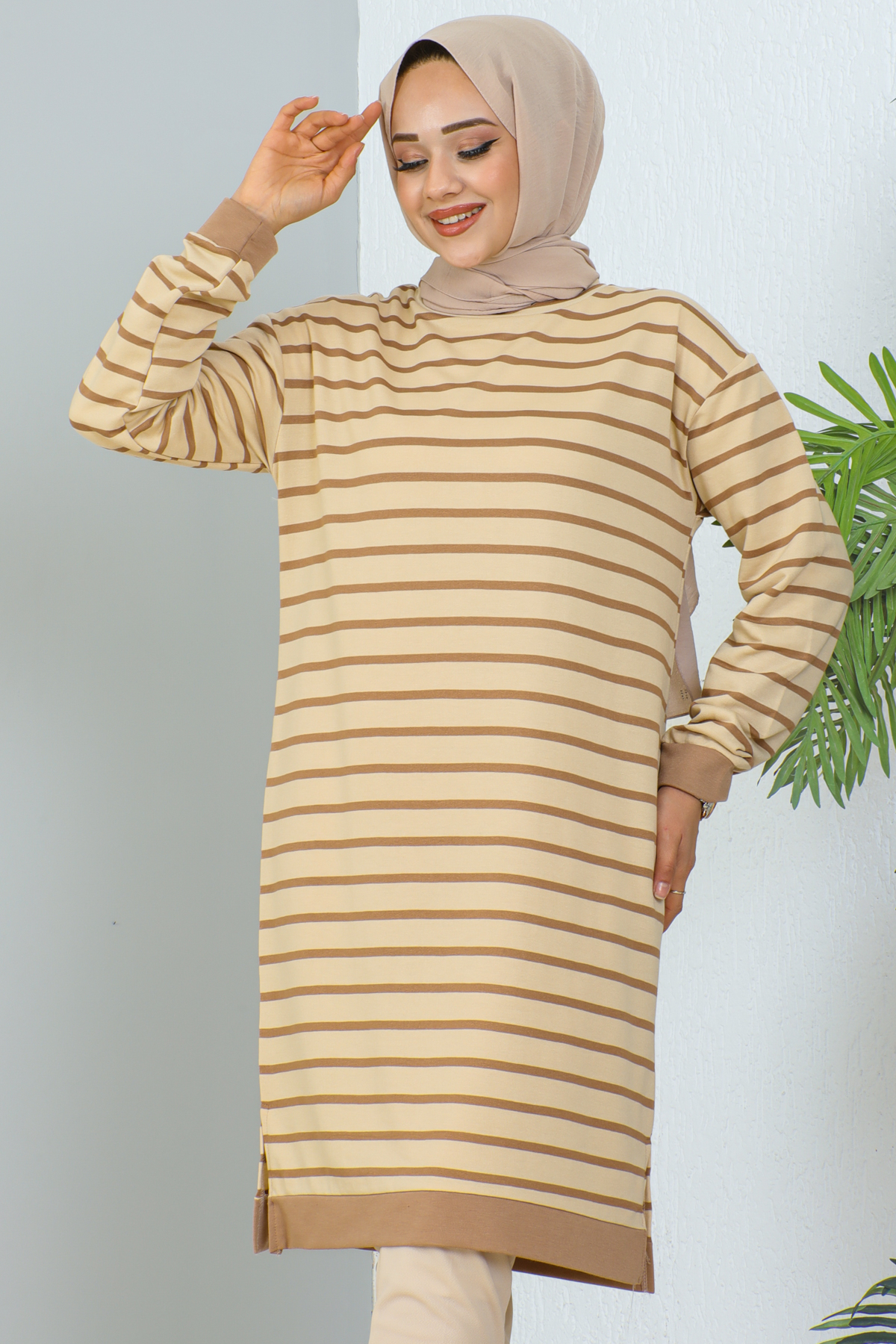 Çizgili Tunik Vizon 1988 Çizgili Tunik Vizon 1988