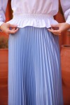 Piliseli Etek Bebe Mavisi 1389 Piliseli Etek Bebe Mavisi 1389