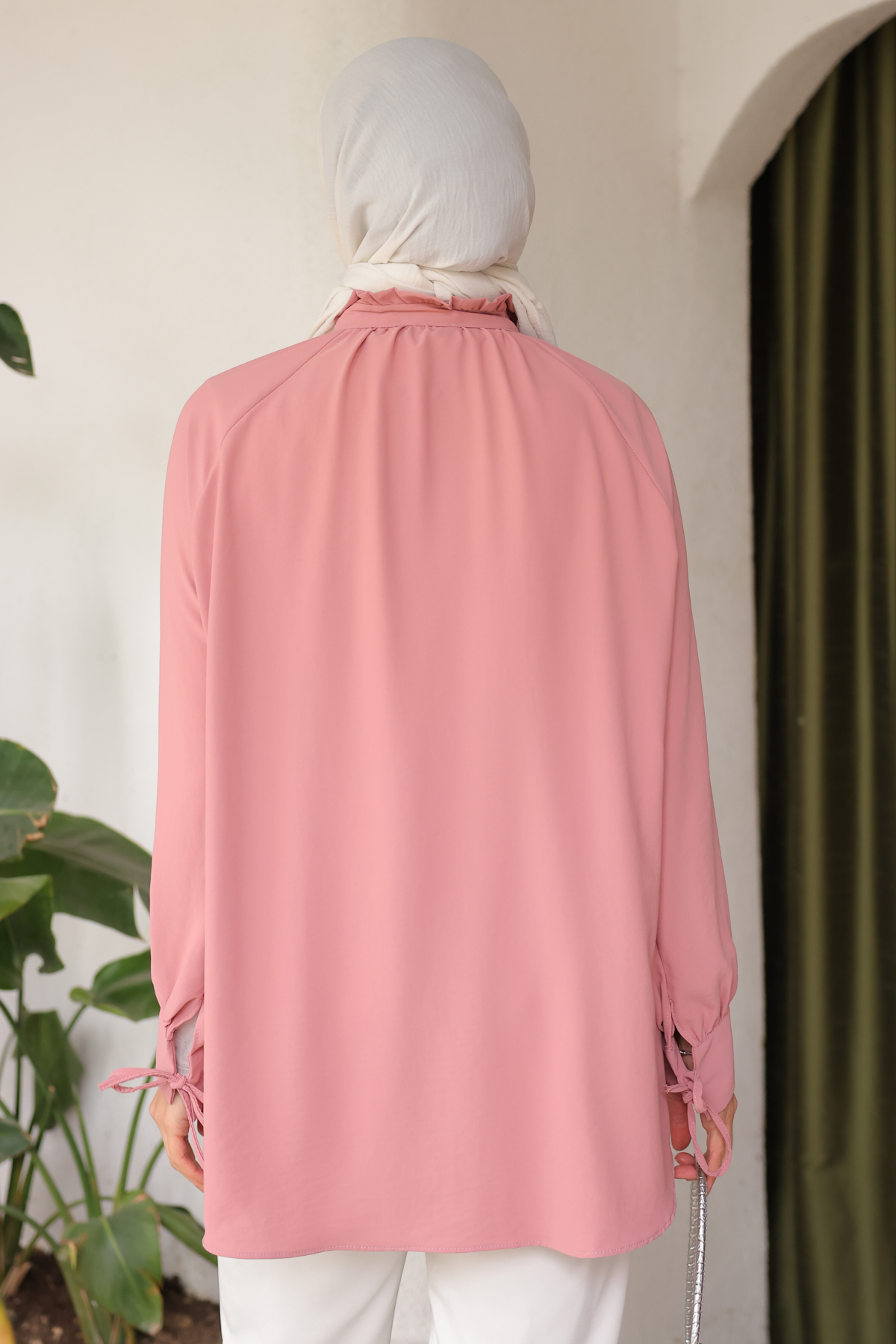 Broşlu Gömlek Pembe 61639 Broşlu Gömlek Pembe 61639