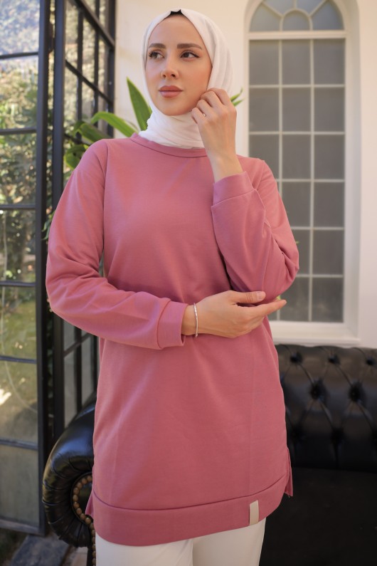  Tunik Sweat Gül Kurusu 2983