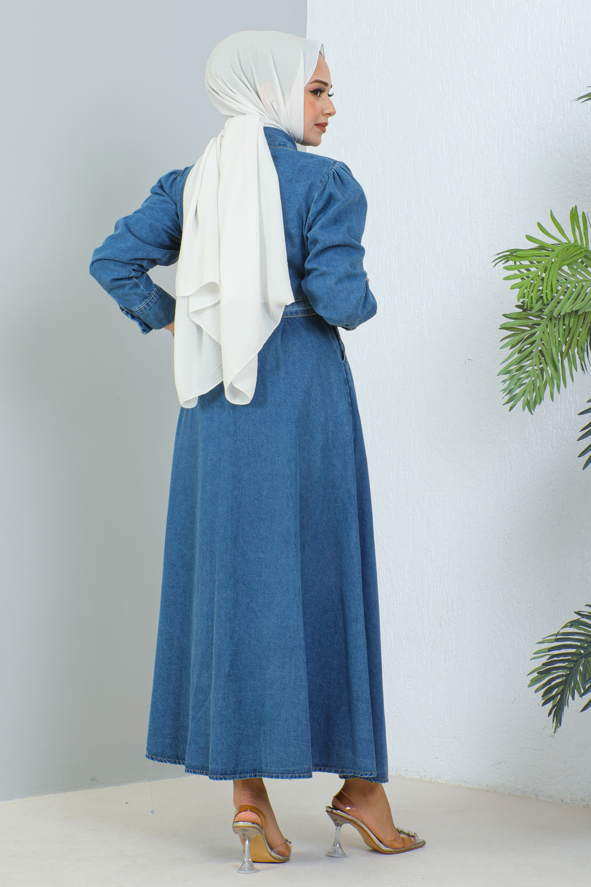 Fermuarlı Elbise Lacivert 6810 Fermuarlı Elbise Lacivert 6810