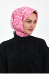  Desenli Eşarp Pembe 22