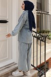 İnci Detaylı Kot Takım Mavi 6144 İnci Detaylı Kot Takım Mavi 6144