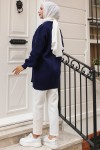 Fitilli Triko Tunik Lacivert 11035-59 Fitilli Triko Tunik Lacivert 11035-59