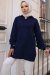 Fitilli Triko Tunik Lacivert 11039-63 Fitilli Triko Tunik Lacivert 11039-63