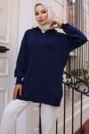 Fitilli Triko Tunik Lacivert 11039-63 Fitilli Triko Tunik Lacivert 11039-63