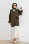 Yandan Bağmalı Kimono Haki 2147 Yandan Bağmalı Kimono Haki 2147