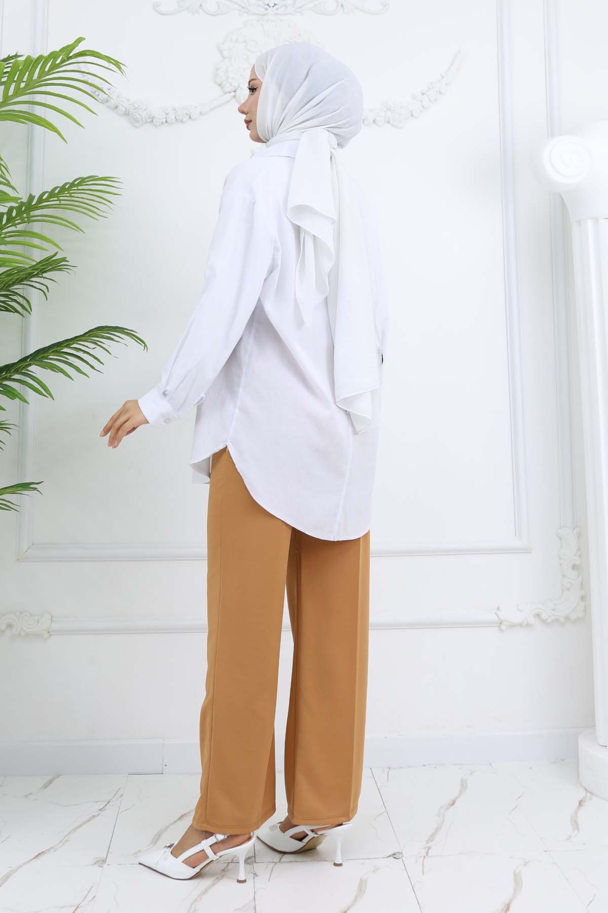 Bol Paça Palazzo Pantolon Camel 3044 Bol Paça Palazzo Pantolon Camel 3044