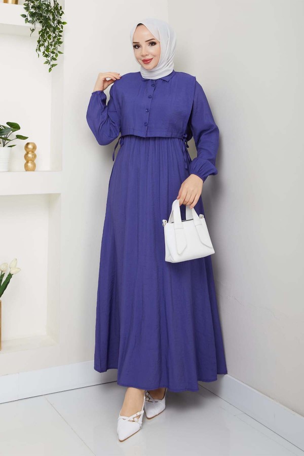 Yelekli Elbise İndigo 4735 Yelekli Elbise İndigo 4735