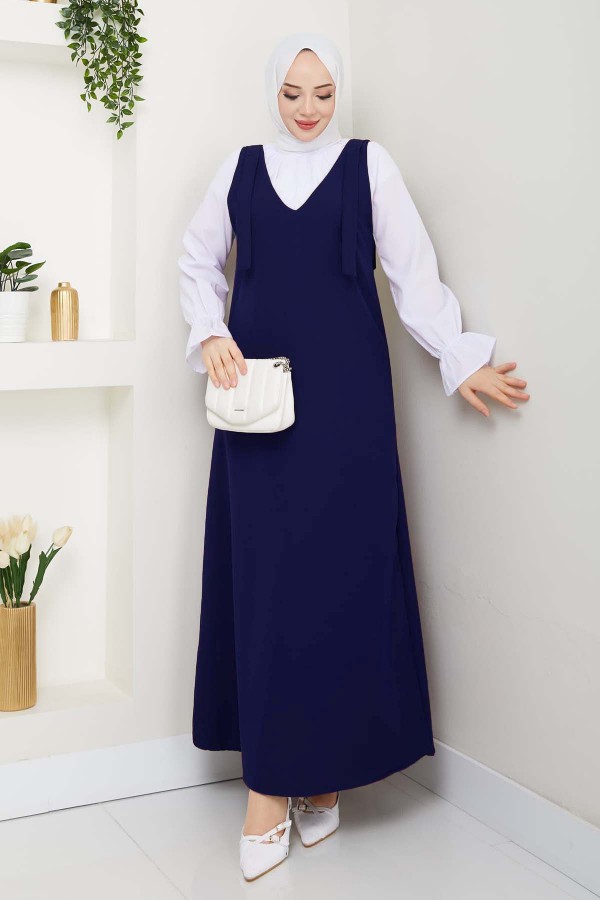 Gömlek + Ji̇le Elbi̇se Lacivert 4678