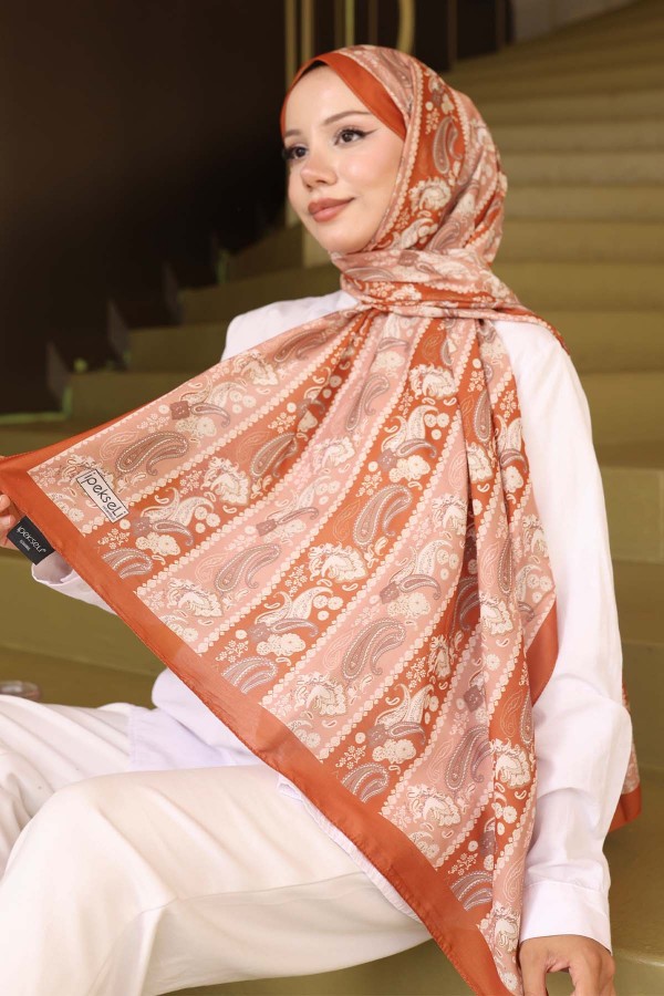 Etnik Desenli Şal Kiremit İpk115 