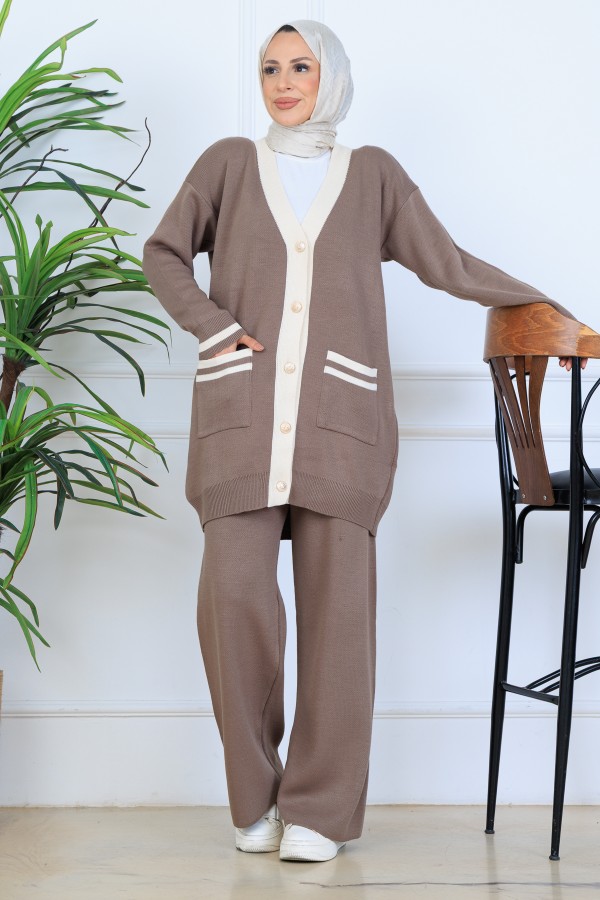 Cepli Triko Takım N7068 Vizon