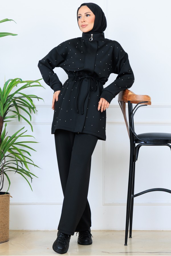 İncili Scuba Takım N5323 Siyah