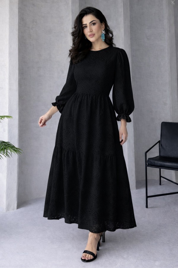 Fisto Elbise A1430 Siyah Fisto Elbise A1430 Siyah