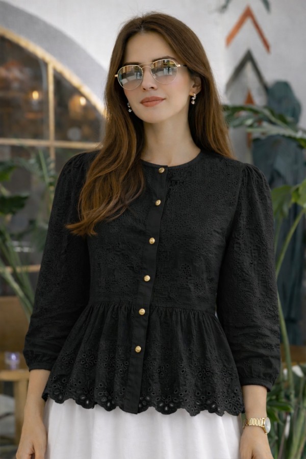 Fisto Gömlek A5003 Siyah