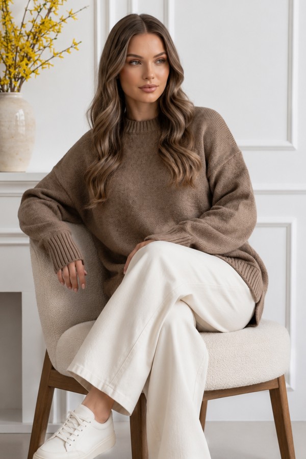 Triko Tunik R4517 Vizon Triko Tunik R4517 Vizon