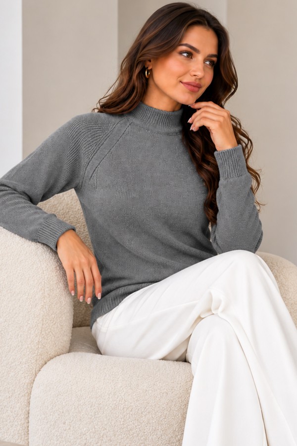 Uzun Kolu Triko Body N922 Gri